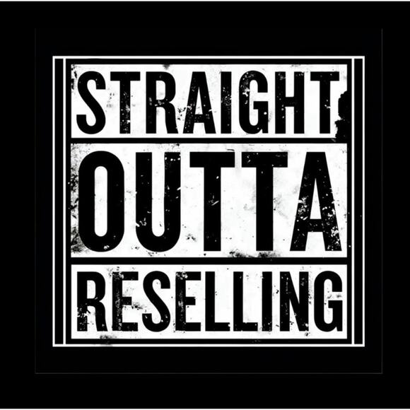 Streetwear Graphic Tee Reseller Humor “Straight Outta Reselling” Handmade 3X - Picture 8 of 8